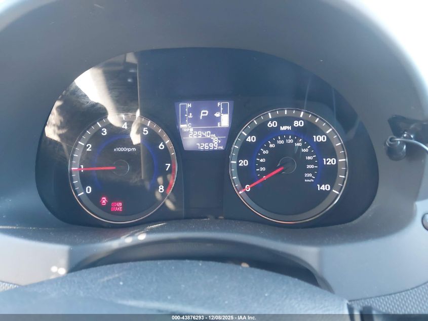 2015 Hyundai Accent Gls VIN: KMHCT4AE5FU914571 Lot: 43876293