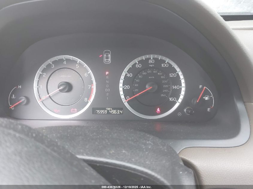 2010 Honda Accord 2.4 Lx VIN: 1HGCP2F37AA144602 Lot: 43876326