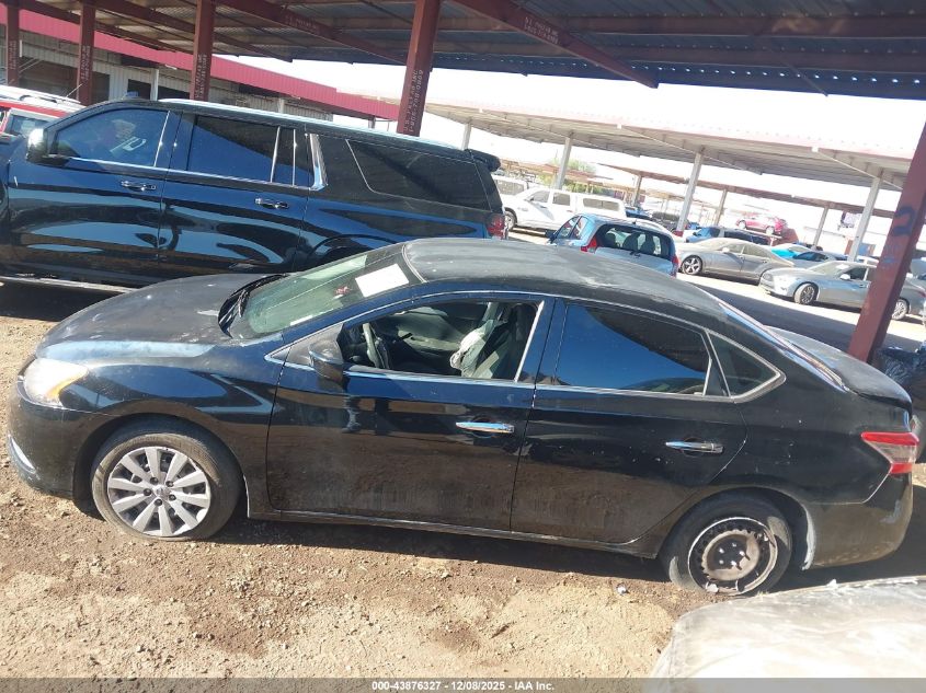 2014 Nissan Sentra S VIN: 3N1AB7AP0EY202405 Lot: 43876327