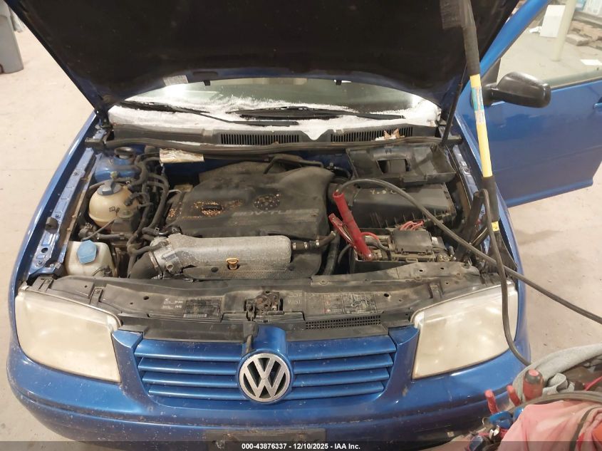 2001 Volkswagen Jetta Gls 1.8L Turbo VIN: 3VWSC29M61M063021 Lot: 43876337