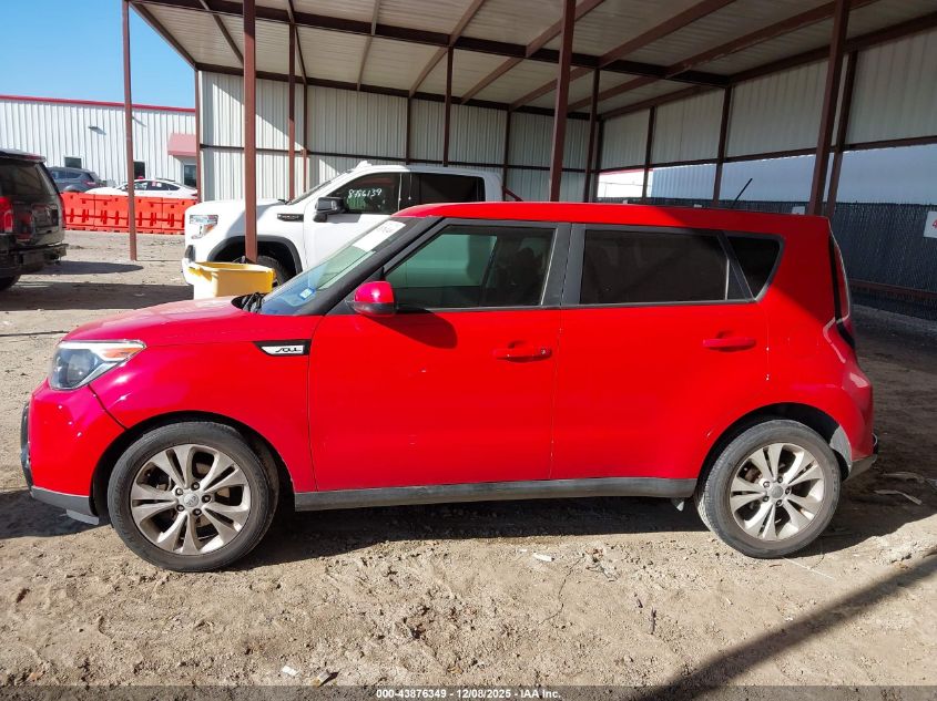 2016 Kia Soul + VIN: KNDJP3A51G7865279 Lot: 43876349