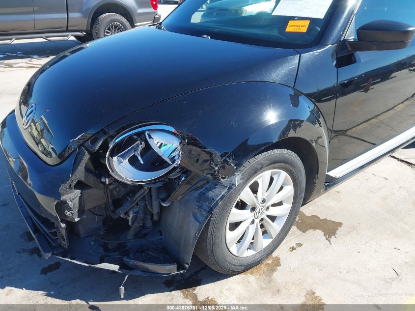 2014 Volkswagen Beetle 1.8T Entry VIN: 3VWF17AT0EM640980 Lot: 43876351