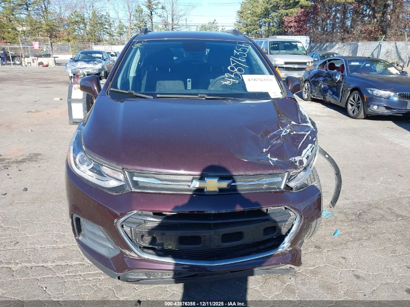 2020 Chevrolet Trax Fwd Lt VIN: KL7CJLSB7LB347390 Lot: 43876355