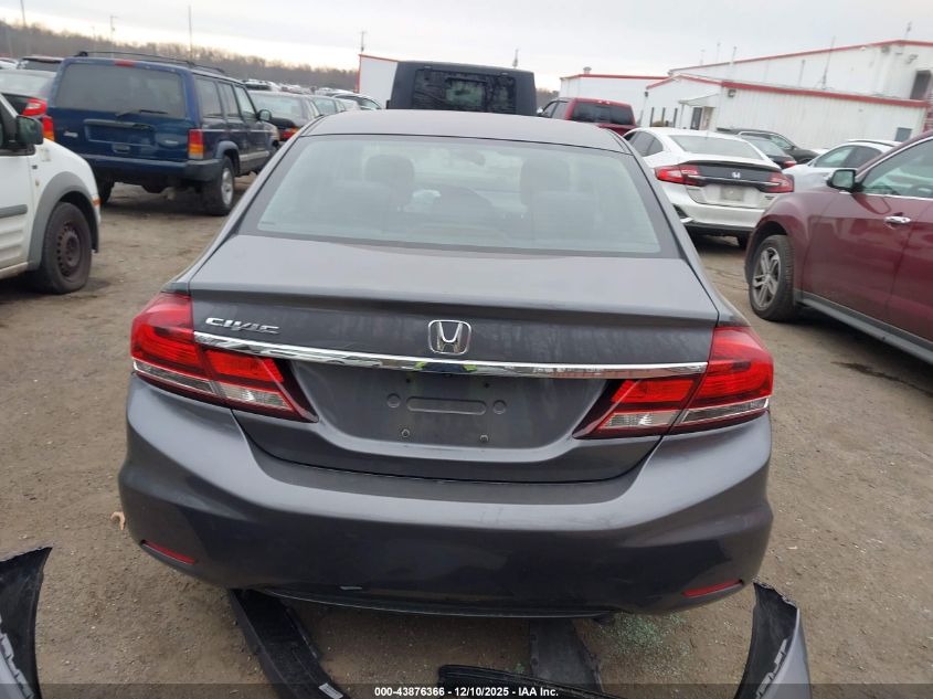 2015 Honda Civic Se VIN: 2HGFB2F72FH556661 Lot: 43876366