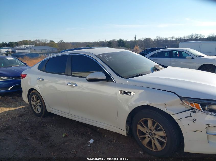 2018 Kia Optima Lx VIN: 5XXGT4L37JG219413 Lot: 43876374