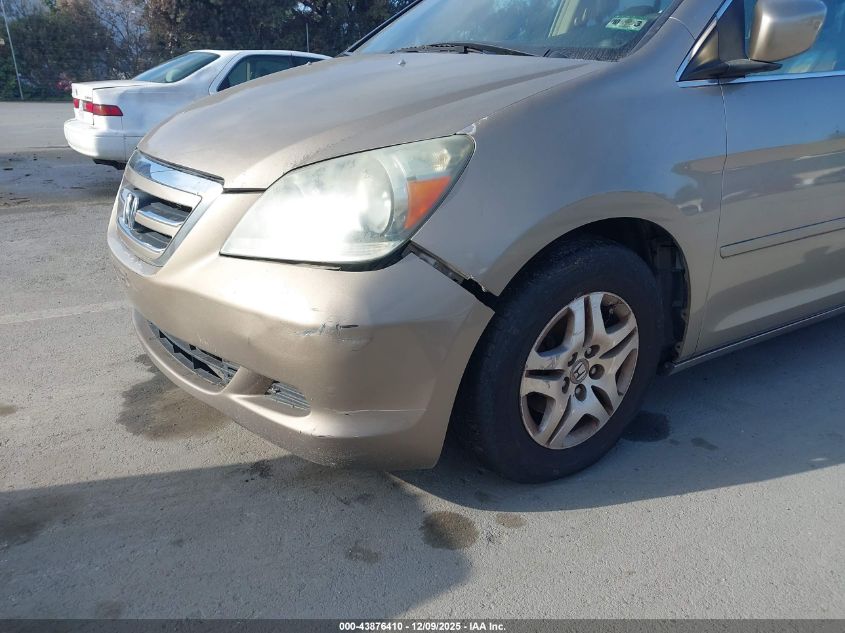 2005 Honda Odyssey Ex-L VIN: 5FNRL38795B107834 Lot: 43876410