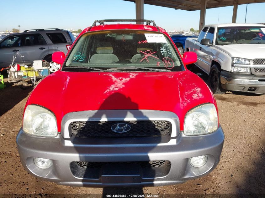 2004 Hyundai Santa Fe Gls/Lx VIN: KM8SC73E54U656446 Lot: 43876469