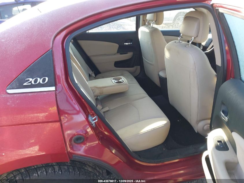 2012 Chrysler 200 Touring VIN: 1C3CCBBG7CN214702 Lot: 43876617