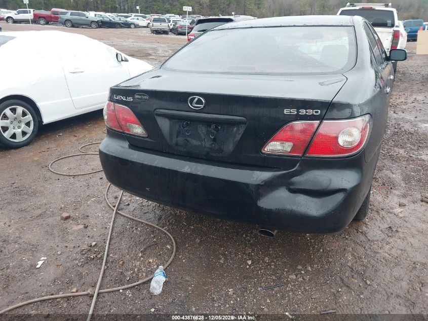 2004 Lexus Es 330 VIN: JTHBA30GX45025337 Lot: 43876628