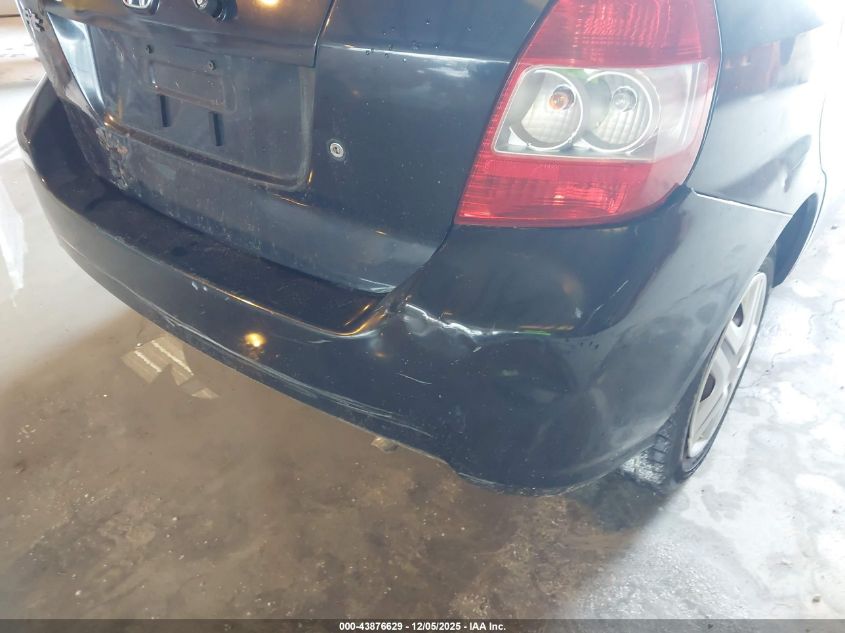 2008 Honda Fit VIN: JHMGD38458S058163 Lot: 43876629