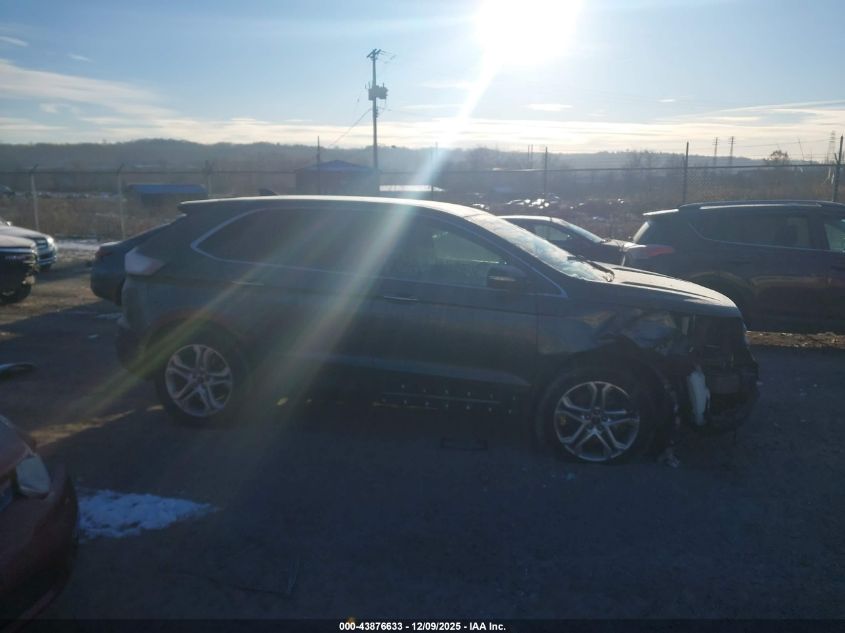 2018 Ford Edge Titanium VIN: 2FMPK4K81JBB88168 Lot: 43876633