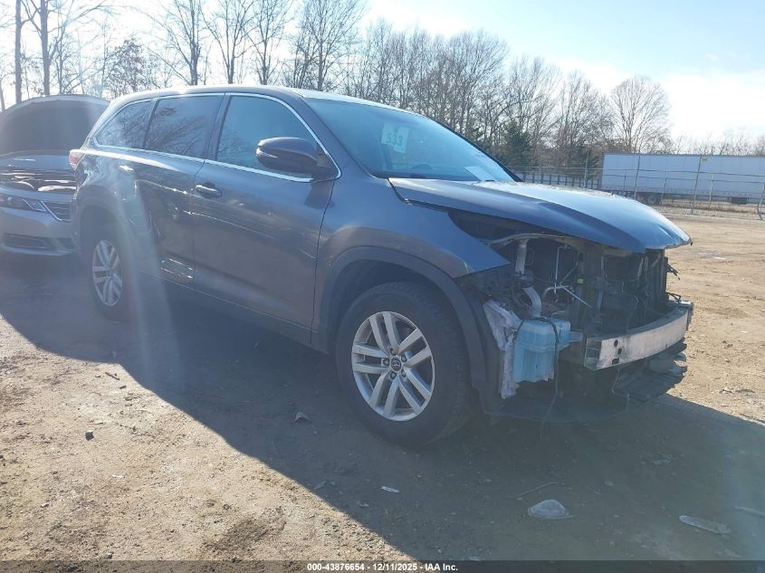 TOYOTA HIGHLANDER LE V6