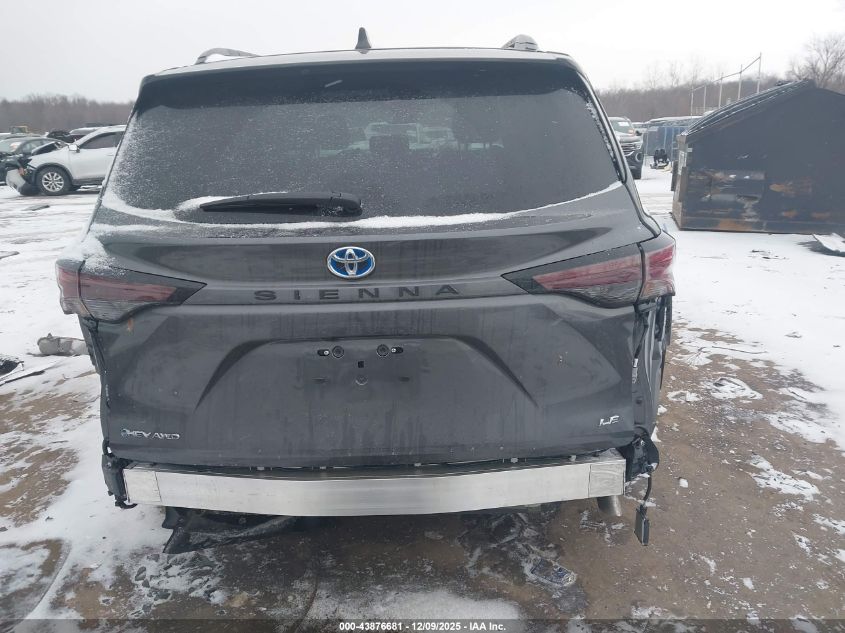 2025 Toyota Sienna Le VIN: 5TDKSKFC4SS212321 Lot: 43876681