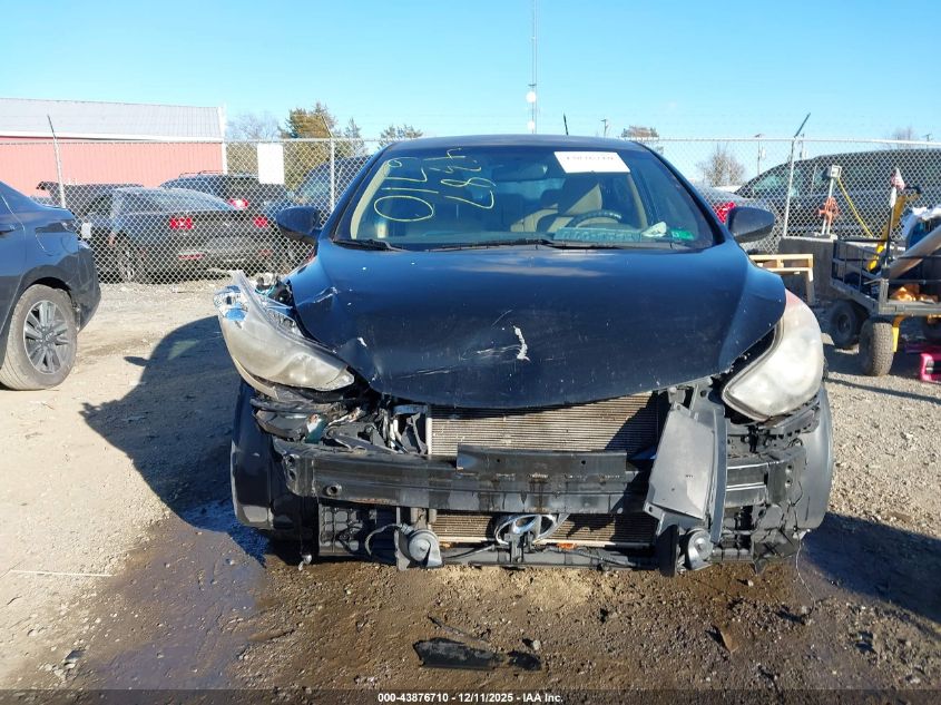 2012 Hyundai Elantra Gls (Ulsan Plant) VIN: KMHDH4AE2CU290391 Lot: 43876710