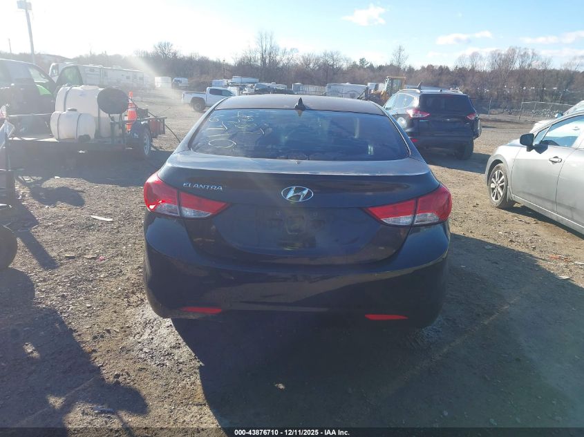2012 Hyundai Elantra Gls (Ulsan Plant) VIN: KMHDH4AE2CU290391 Lot: 43876710