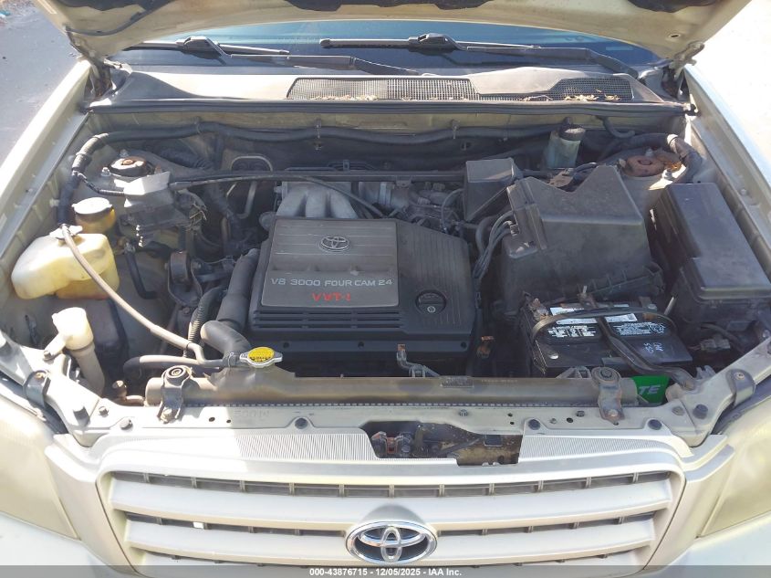 2002 Toyota Highlander Limited V6 VIN: JTEGF21A420063116 Lot: 43876715