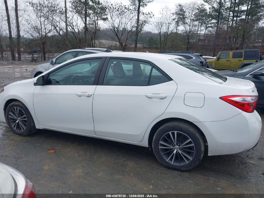 2016 Toyota Corolla Le Plus VIN: 5YFBURHE7GP407959 Lot: 43876720