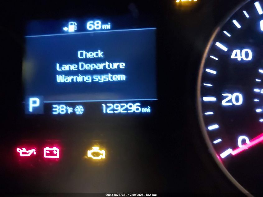 2019 Kia Optima Lx VIN: 5XXGT4L3XKG296181 Lot: 43876737