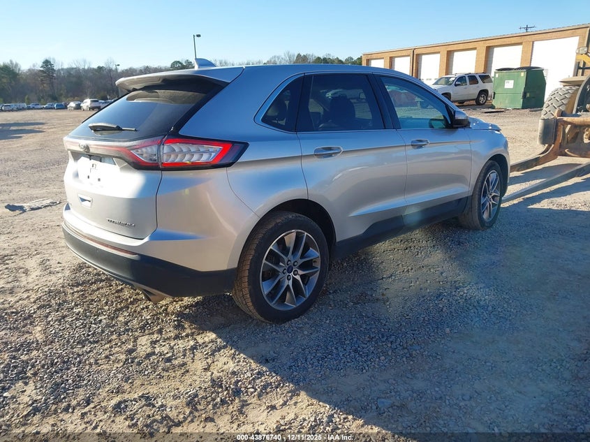 Vin: 2fmpk3k85gbb56200, lot: 44372292, ford edge titanium 20164