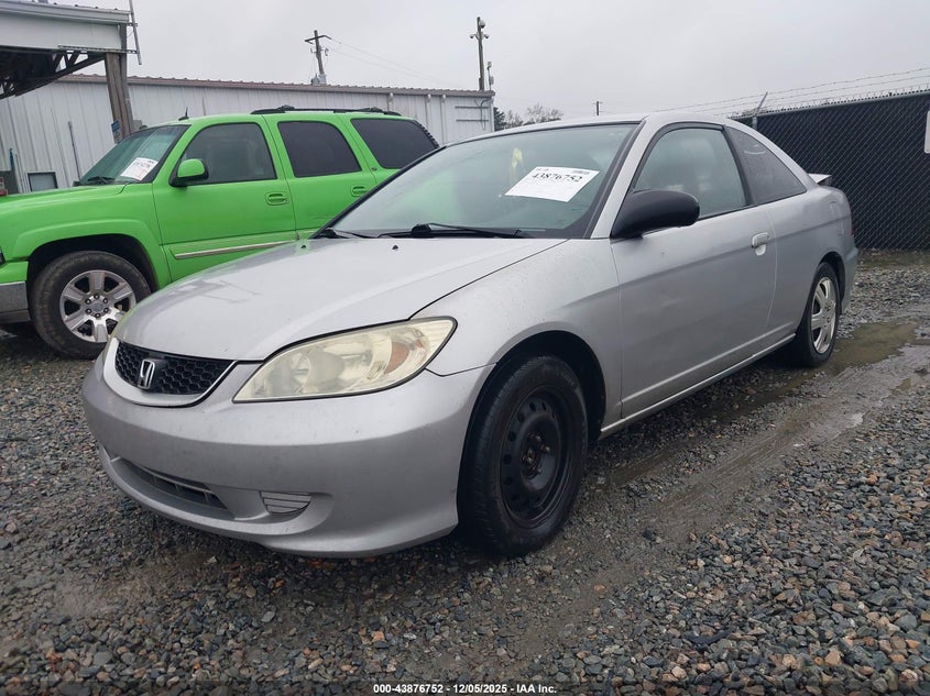 1HGEM22555L045487 2005 HONDA CIVIC photo no. 2