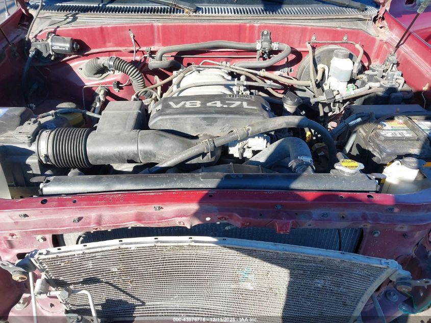 2002 Toyota Tundra Sr5 V8 VIN: 5TBRT34182S263428 Lot: 43876776