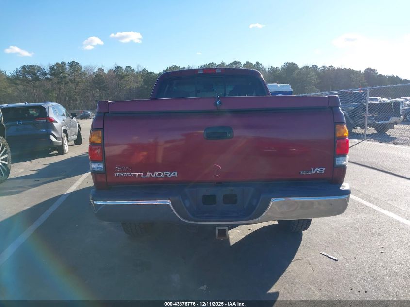 2002 Toyota Tundra Sr5 V8 VIN: 5TBRT34182S263428 Lot: 43876776