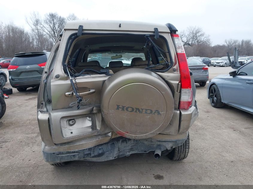 2006 Honda Cr-V Se VIN: JHLRD78976C062299 Lot: 43876780