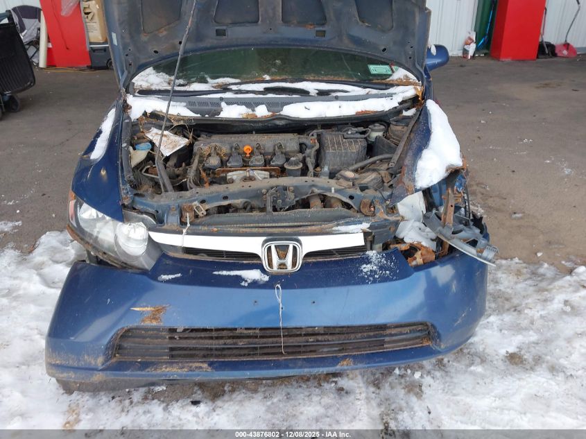 2008 Honda Civic Lx VIN: 2HGFA16558H537097 Lot: 43876802