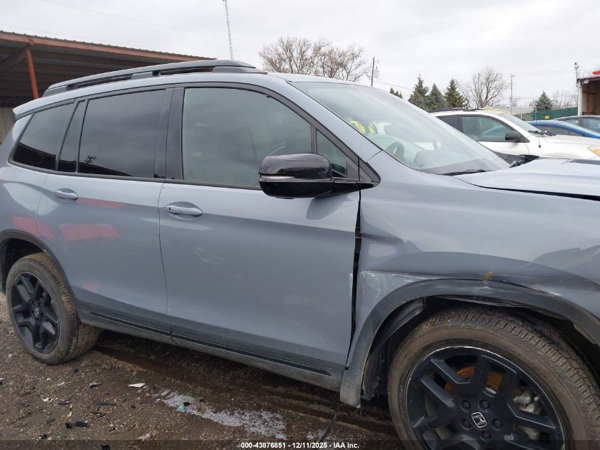 2024 Honda Passport Awd Black VIN: 5FNYF8H89RB019784 Lot: 43876851