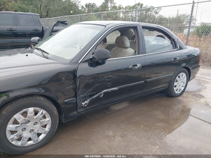 2005 Kia Optima Ex/Lx VIN: KNAGD126755436278 Lot: 43876859