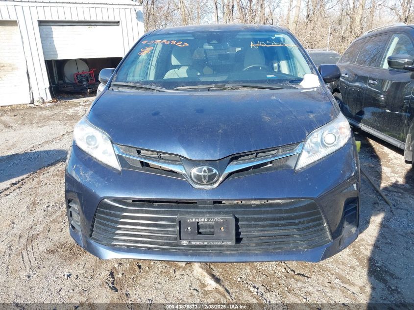 2019 Toyota Sienna Le 7 Passenger VIN: 5TDJZ3DC4KS215381 Lot: 43876873