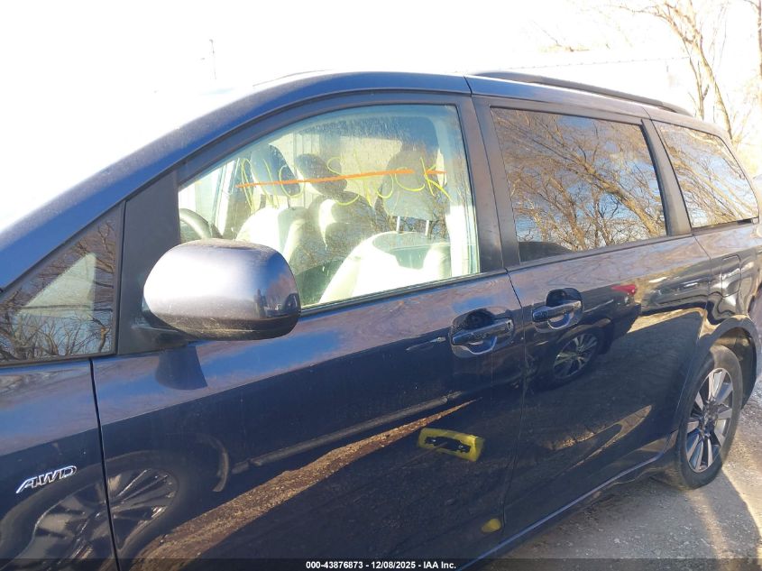 2019 Toyota Sienna Le 7 Passenger VIN: 5TDJZ3DC4KS215381 Lot: 43876873