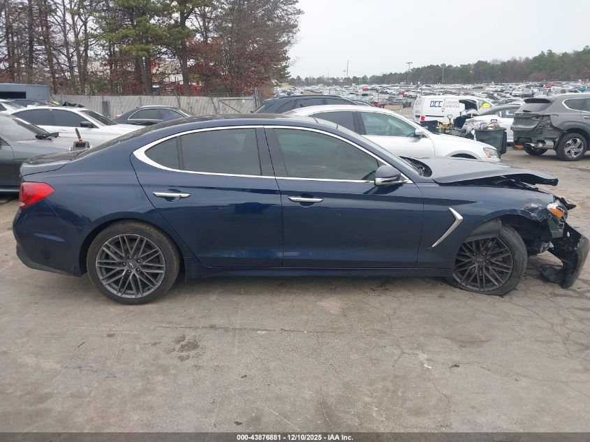 2019 Genesis G70 2.0T Advanced VIN: KMTG34LA7KU017991 Lot: 43876881