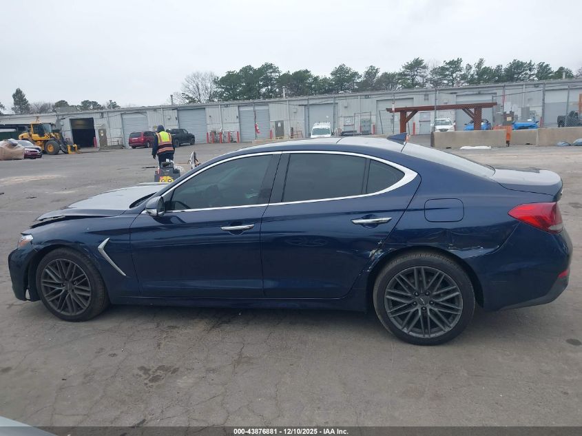 2019 Genesis G70 2.0T Advanced VIN: KMTG34LA7KU017991 Lot: 43876881