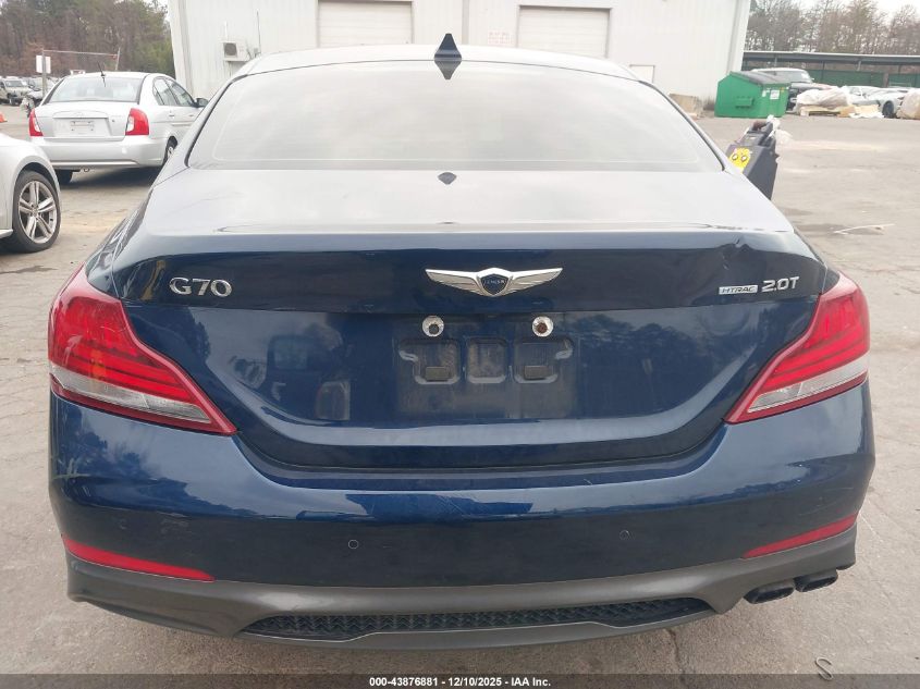 2019 Genesis G70 2.0T Advanced VIN: KMTG34LA7KU017991 Lot: 43876881