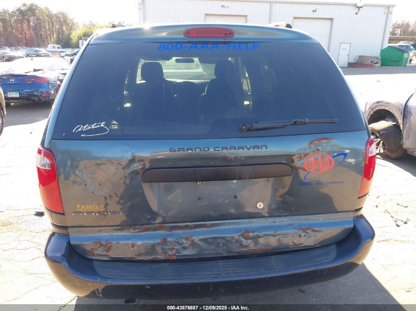 2007 Dodge Grand Caravan Se VIN: 1D4GP24R57B165414 Lot: 43876887