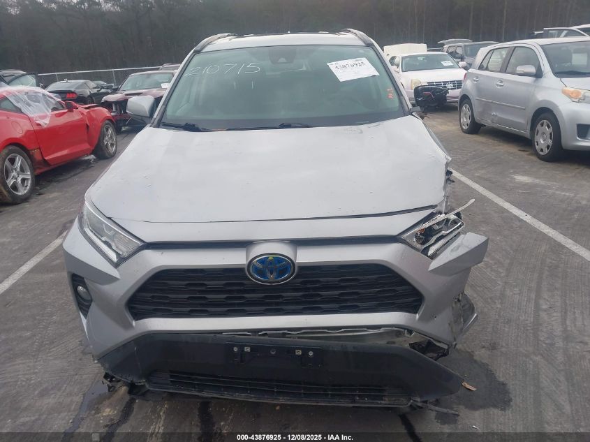 2021 Toyota Rav4 Hybrid Xle VIN: 2T3RWRFV5MW114896 Lot: 43876925