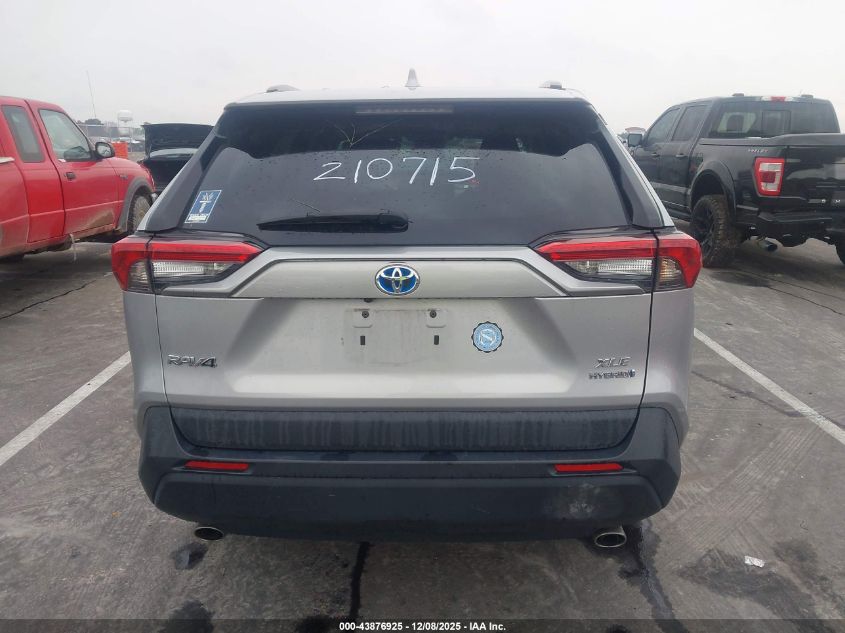 2021 Toyota Rav4 Hybrid Xle VIN: 2T3RWRFV5MW114896 Lot: 43876925