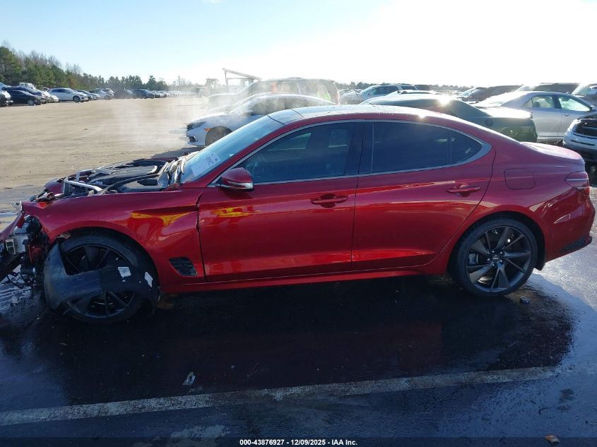 2023 Genesis G70 3.3T Rwd VIN: KMTG54TE0PU133148 Lot: 43876927