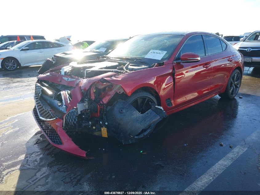 2023 Genesis G70 3.3T Rwd VIN: KMTG54TE0PU133148 Lot: 43876927