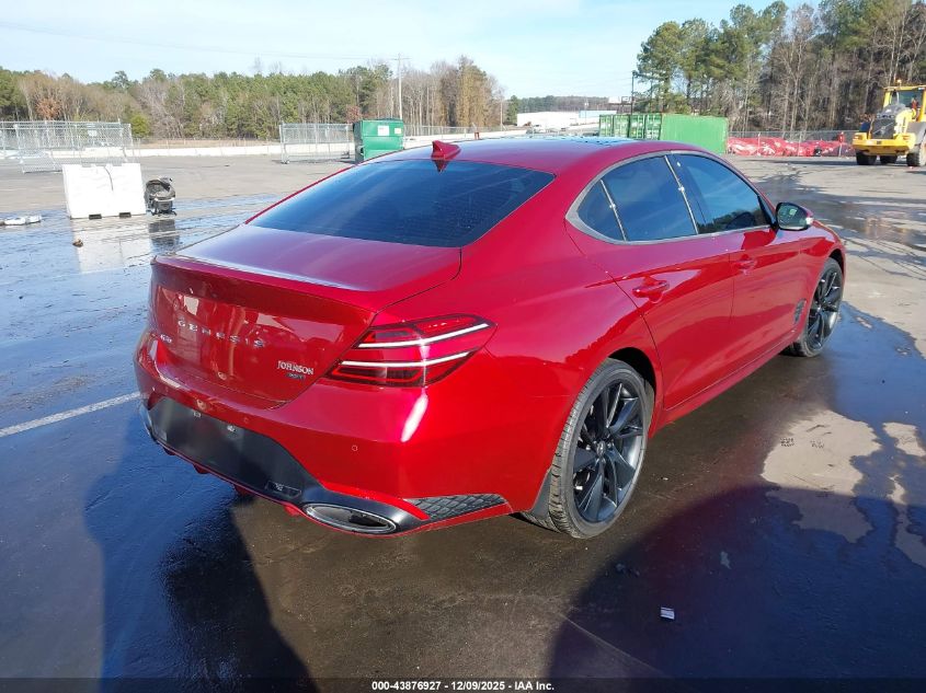 2023 Genesis G70 3.3T Rwd VIN: KMTG54TE0PU133148 Lot: 43876927