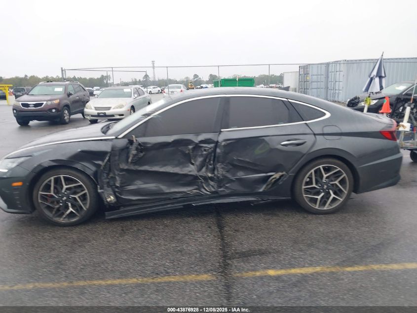 2021 Hyundai Sonata N Line VIN: 5NPEK4JC4MH105813 Lot: 43876928