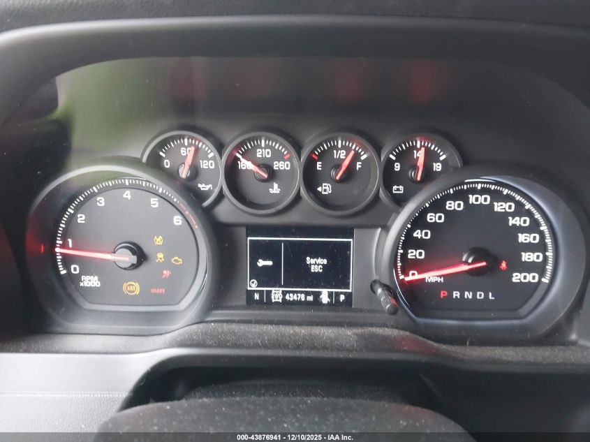 2021 Chevrolet Silverado 1500 Custom VIN: 1GCUYBEF4MZ119285 Lot: 43876941