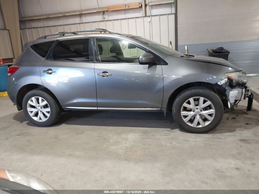 2013 Nissan Murano Sl VIN: JN8AZ1MW0DW309229 Lot: 43876967