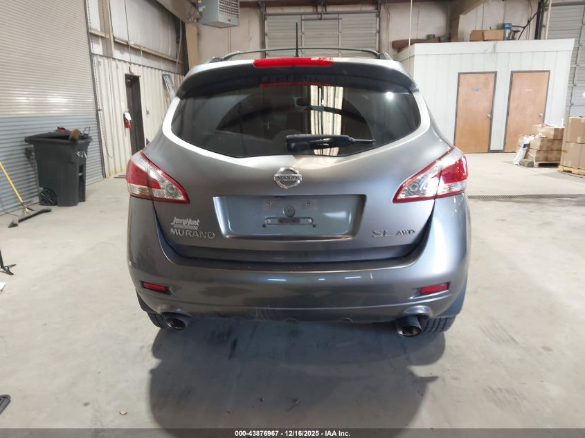 2013 Nissan Murano Sl VIN: JN8AZ1MW0DW309229 Lot: 43876967