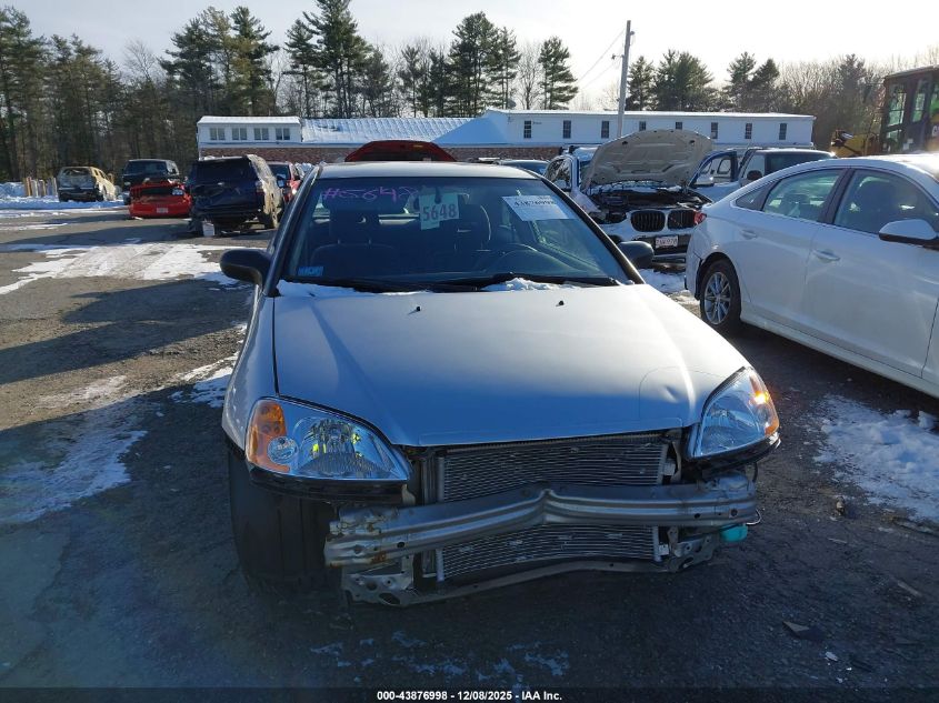 2003 Honda Civic Lx VIN: 1HGEM225X3L013809 Lot: 43876998