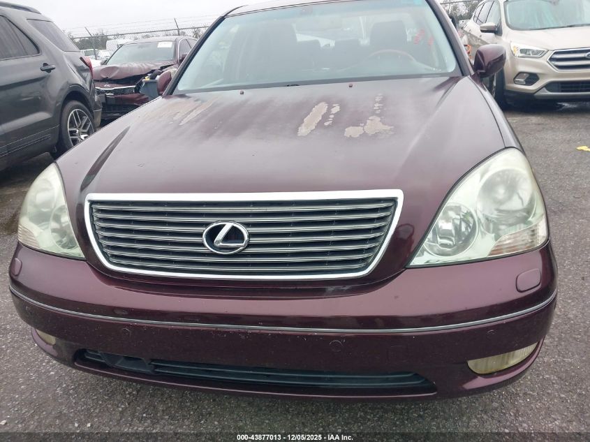 2001 Lexus Ls 430 VIN: JTHBN30F710016776 Lot: 43877013