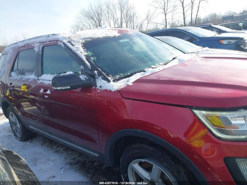 2016 Ford Explorer Xlt VIN: 1FM5K8D89GGB85418 Lot: 43877016