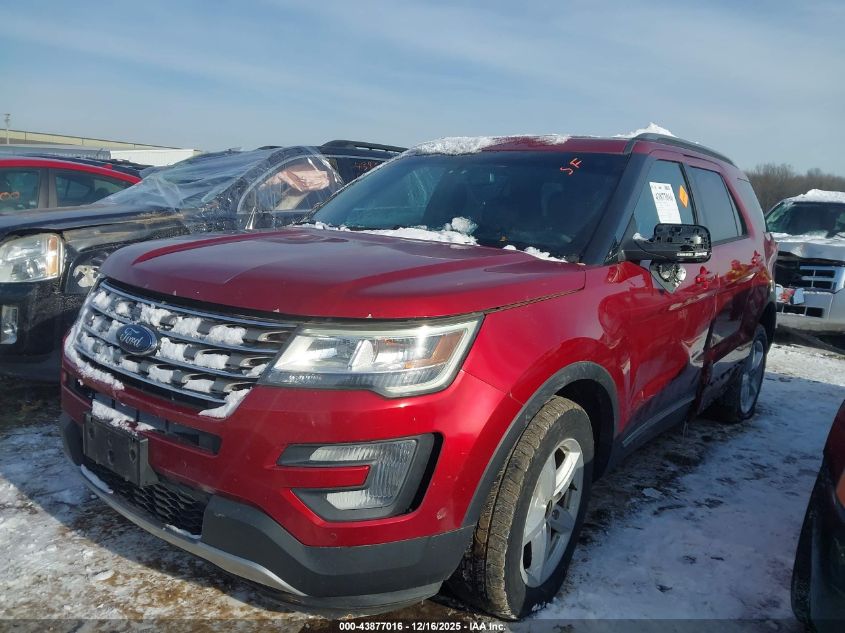 2016 Ford Explorer Xlt VIN: 1FM5K8D89GGB85418 Lot: 43877016