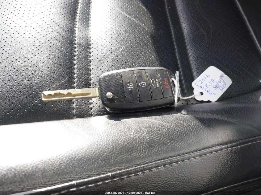 2016 Kia Sorento 3.3L Ex VIN: 5XYPHDA58GG164691 Lot: 43877078